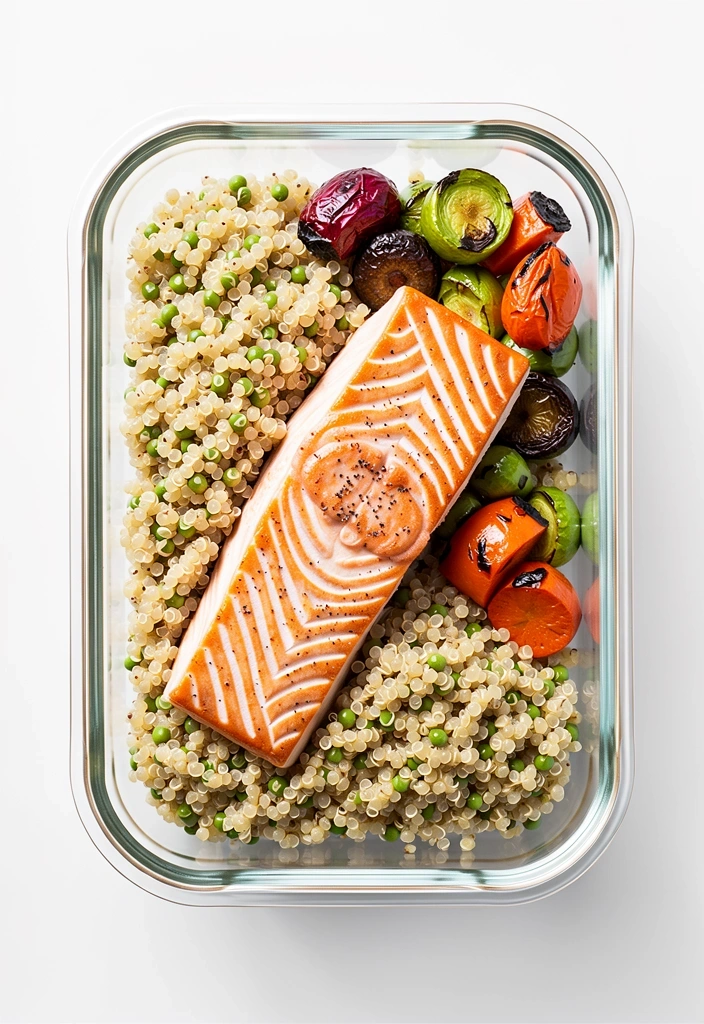 Prepared healthy meal